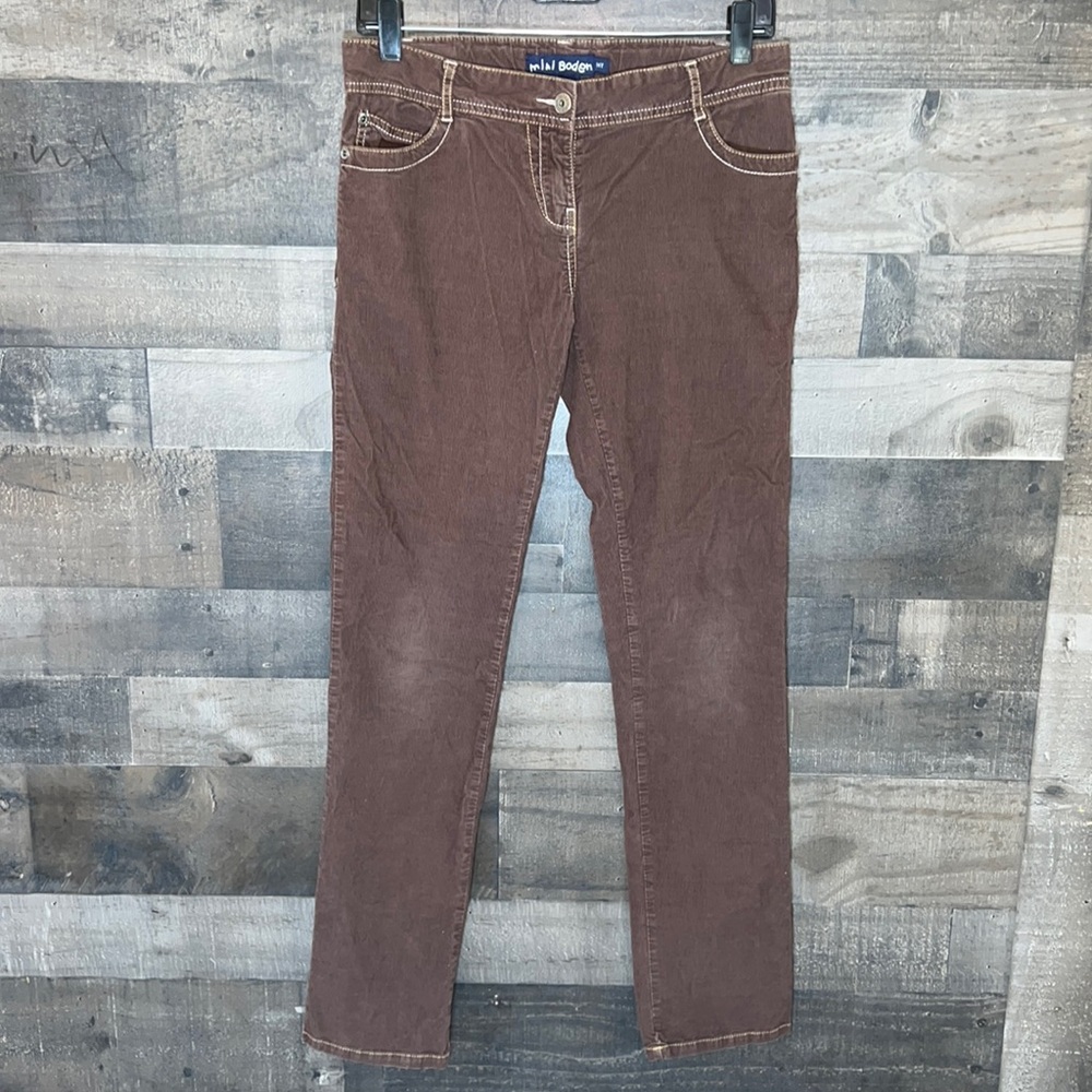 Brown Corduroy Mini Boden Pants